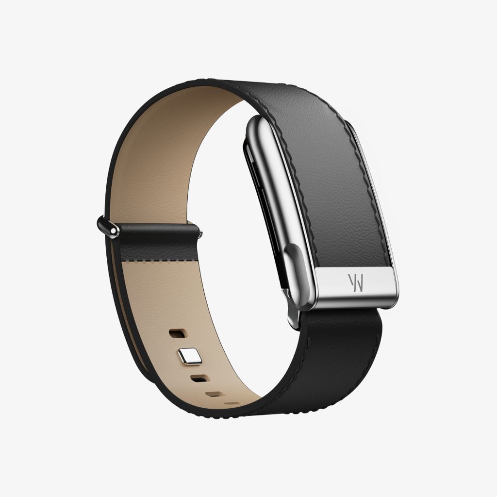 LeatherLuxe Straight Band - MG - Black/Cream with Titanium - Image 2
