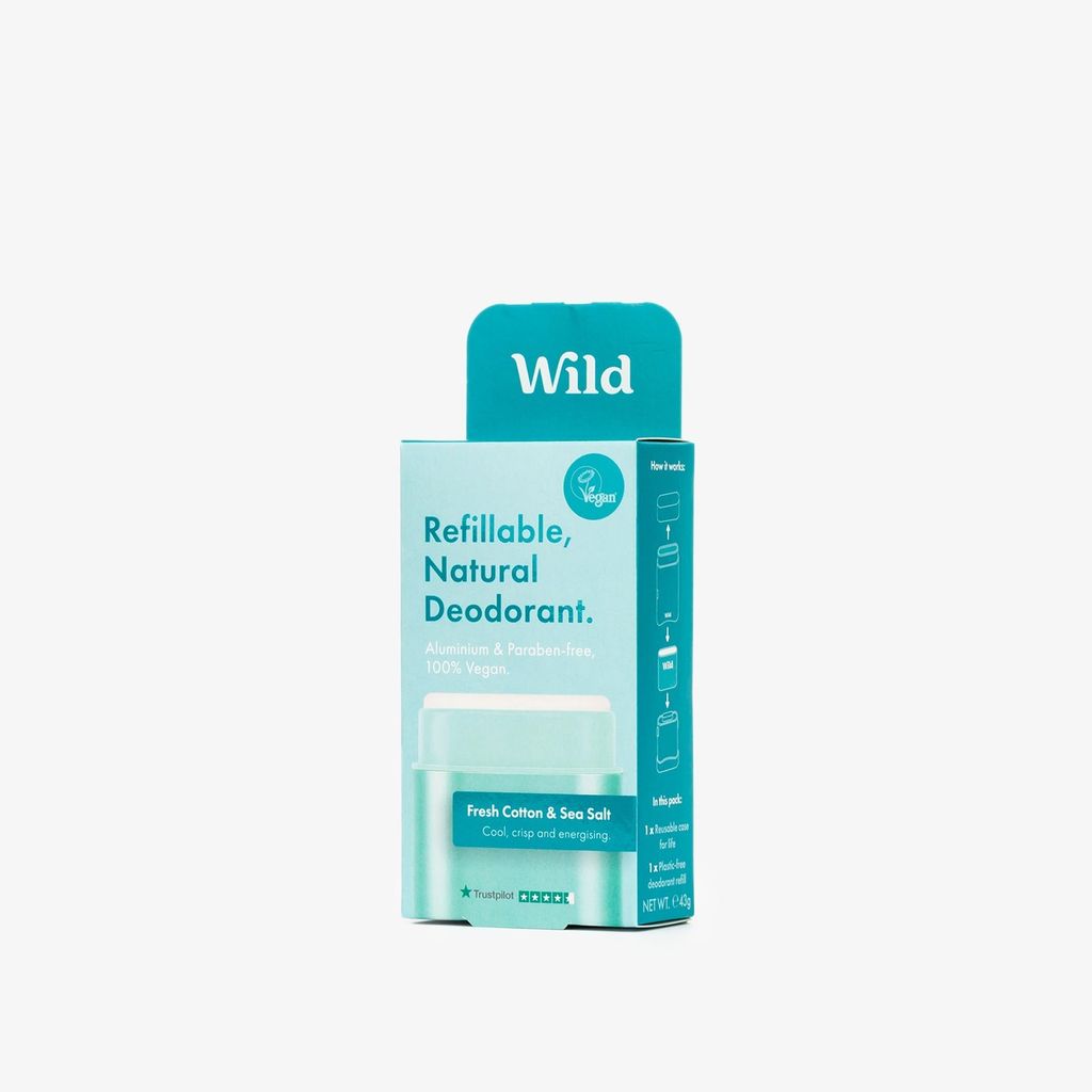 Wild Aqua Case and Fresh Cotton & Sea Salt Deo Starter Pack - Image 4