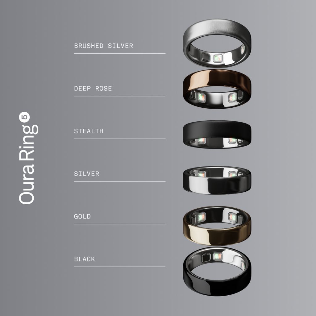 Oura Ring 5 - Silver - Image 7