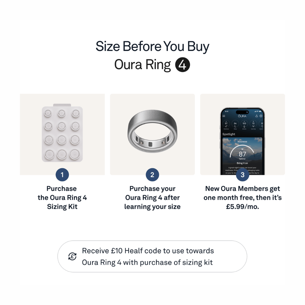 Oura Ring 4 - Brushed Silver - Image 3