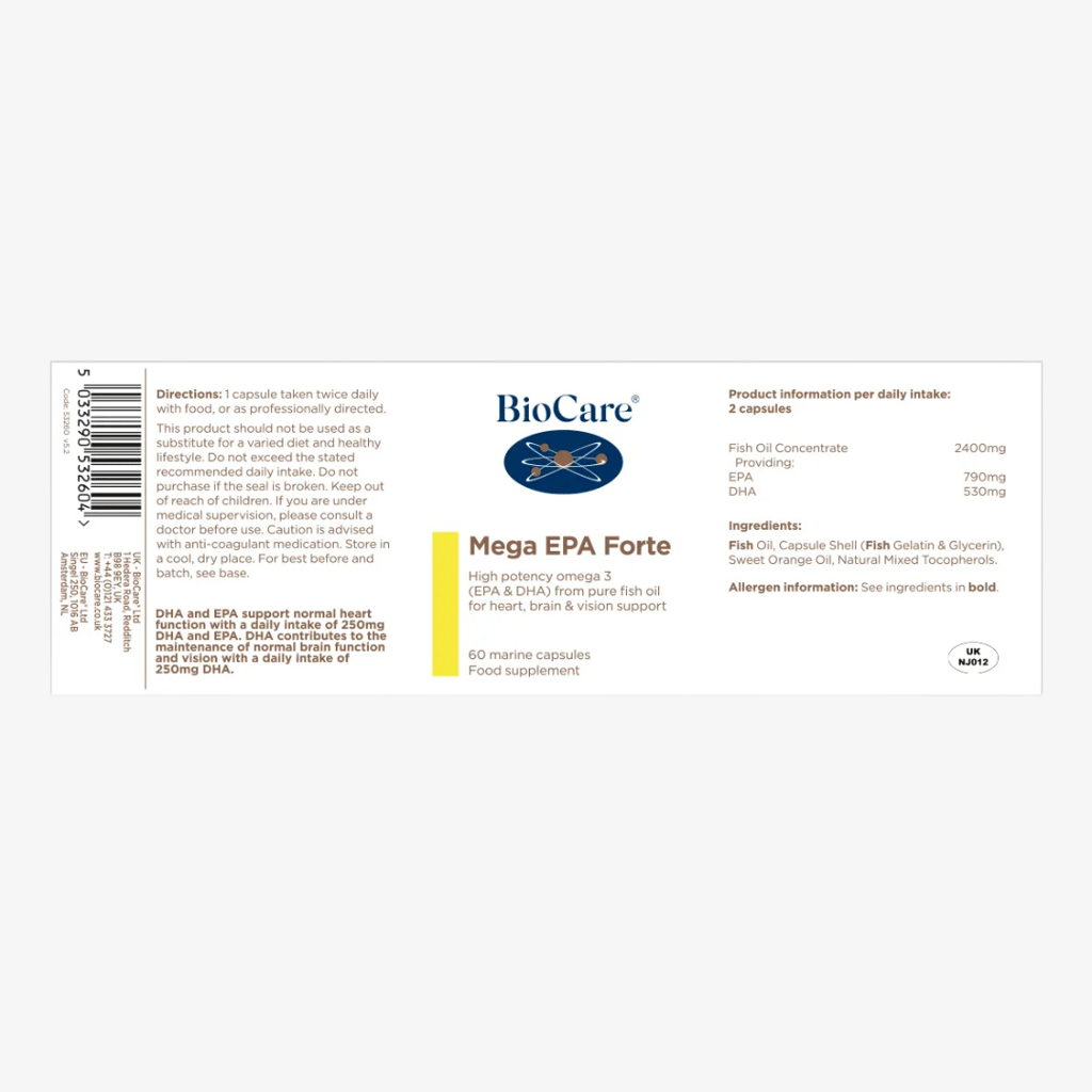 Mega EPA Forte (Omega-3 Fish Oil) - Image 2