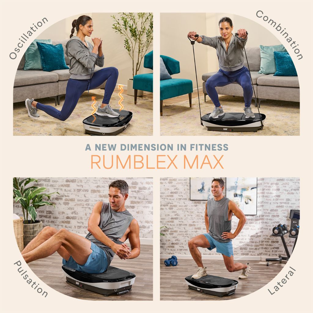 Rumblex Max 4D Vibration Plate - Black - Image 4