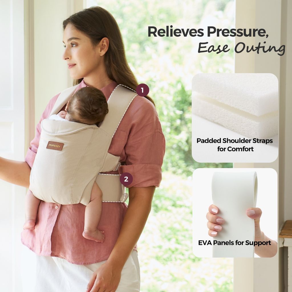 WeeSnug Newborn Carrier - Khaki - Image 5