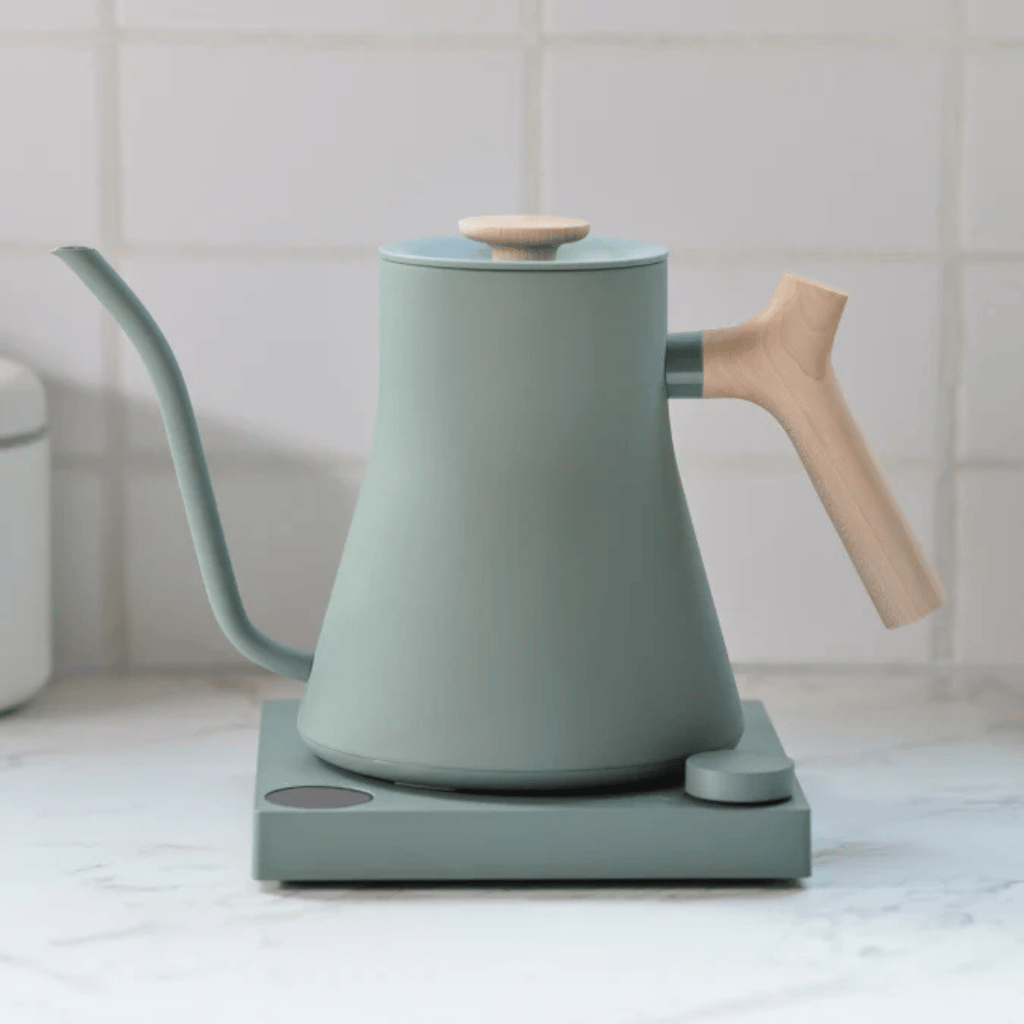 Stagg EKG Electric Kettle - Smoke Green + Maple - Image 4