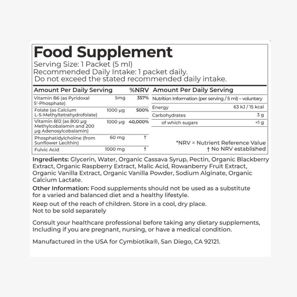 Liposomal Vitamin B12 + B6 - Berry - Image 2