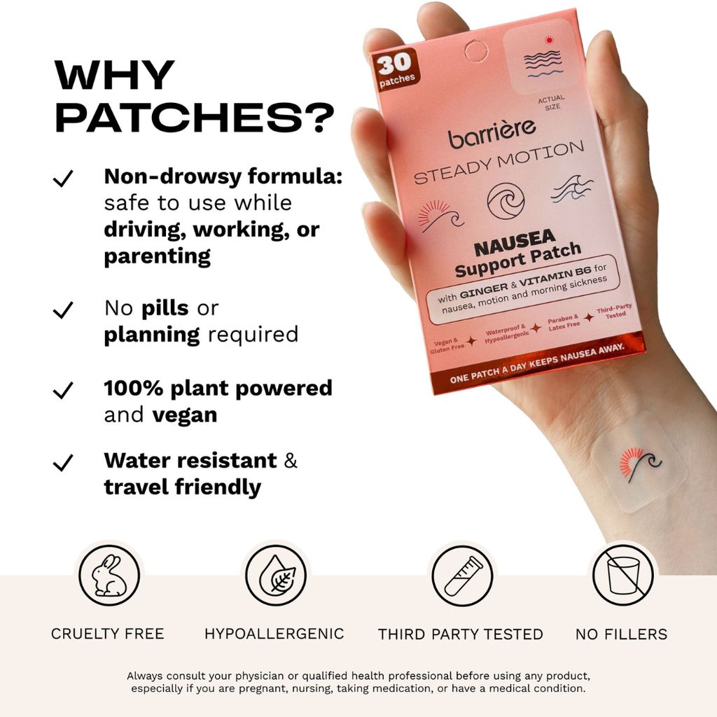 STEADY MOTION Nausea Relief Patch 30pk - Wavy - Image 6
