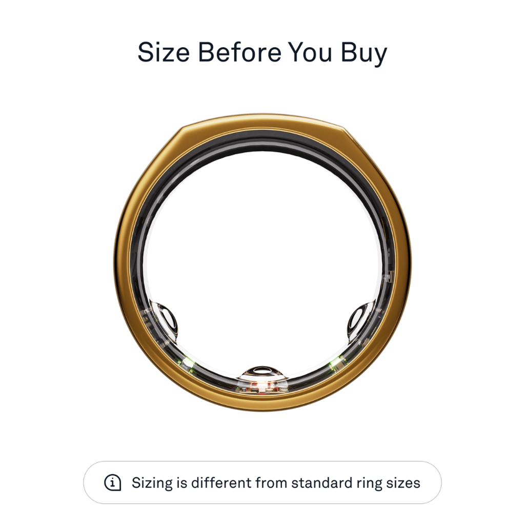 Oura Ring Gen3 Heritage - Gold - Image 2