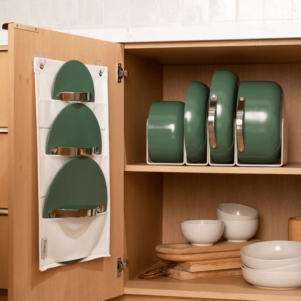 Non-Toxic Ceramic Non-Stick Cookware Set Sage - Image 6