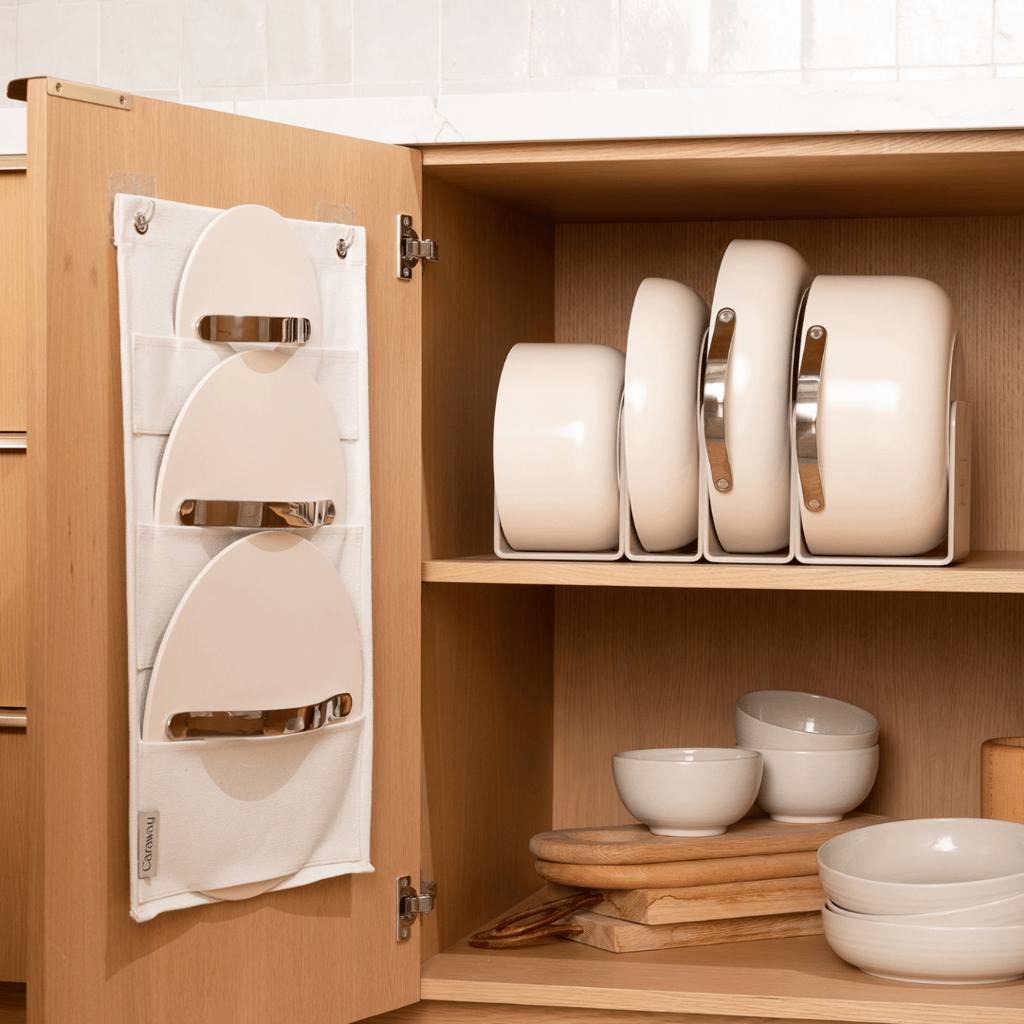 Non-Toxic Ceramic Non-Stick Cookware Set Cream - Image 6