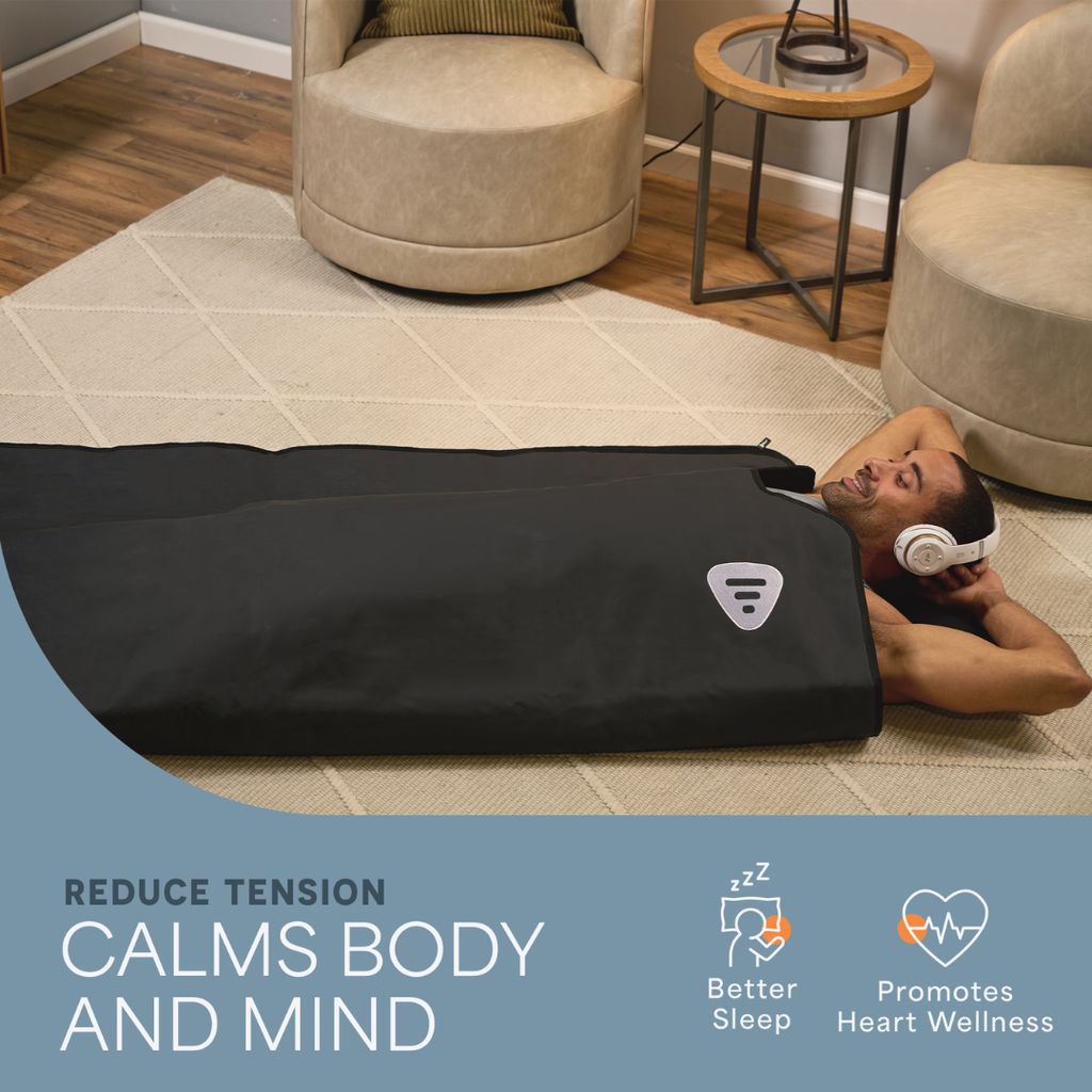RejuvaWrap Infrared Sauna Blanket - Black - Image 4