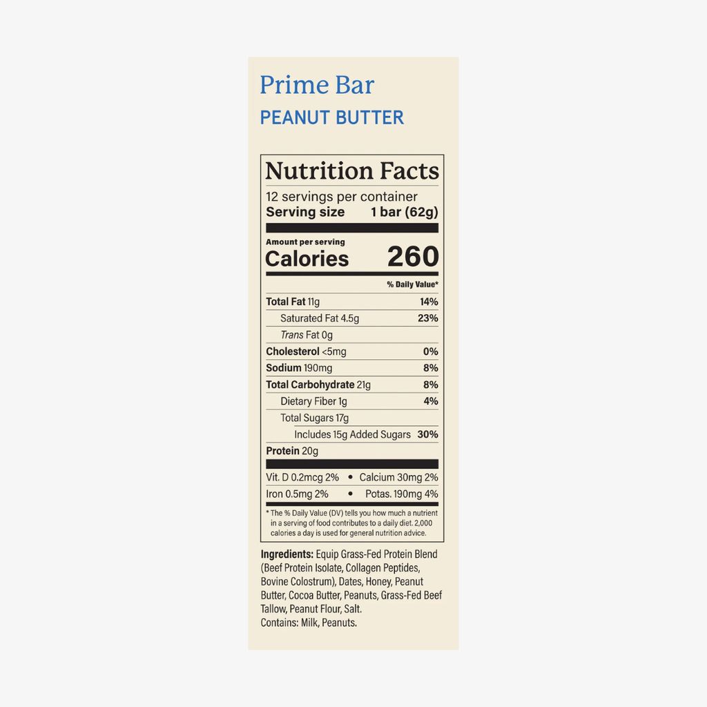 Prime Bar Peanut Butter - Image 3