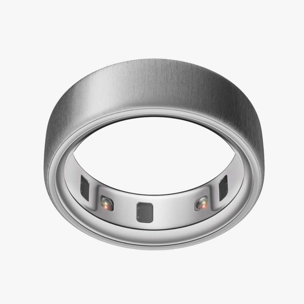 Oura Ring 4 - Brushed Silver - Image 1