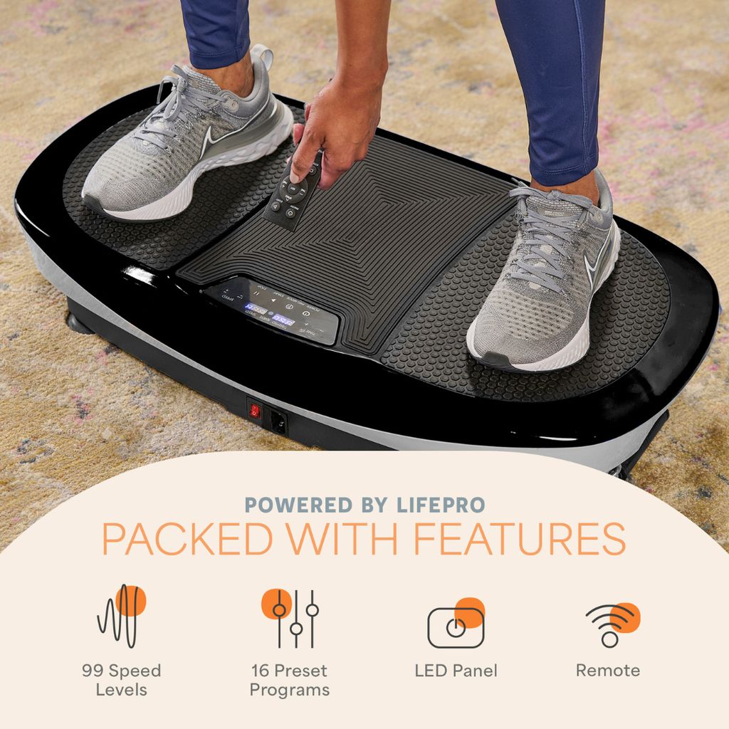 Rumblex Max 4D Vibration Plate - Black - Image 6