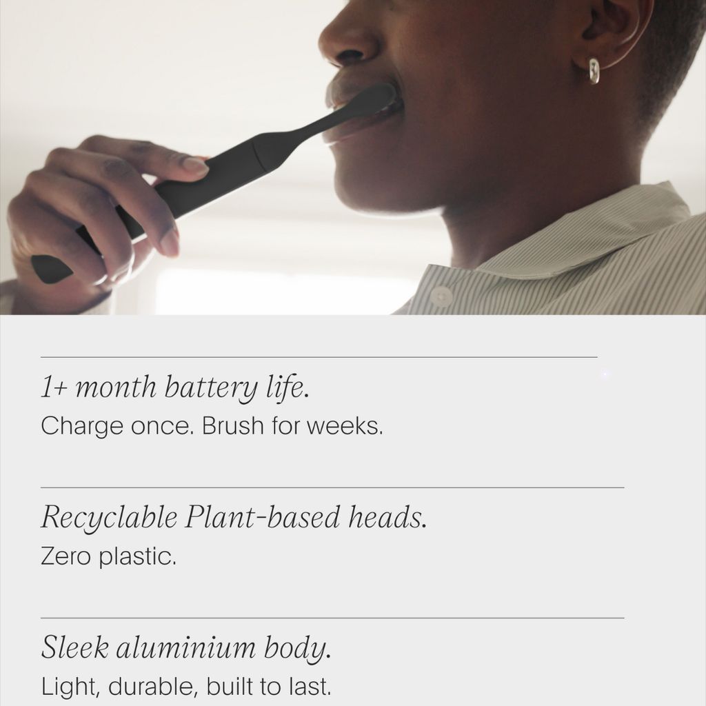 SURI 2.0 Sonic Electric Toothbrush with UV Cleaning Travel Case - Midnight Black - Image 7