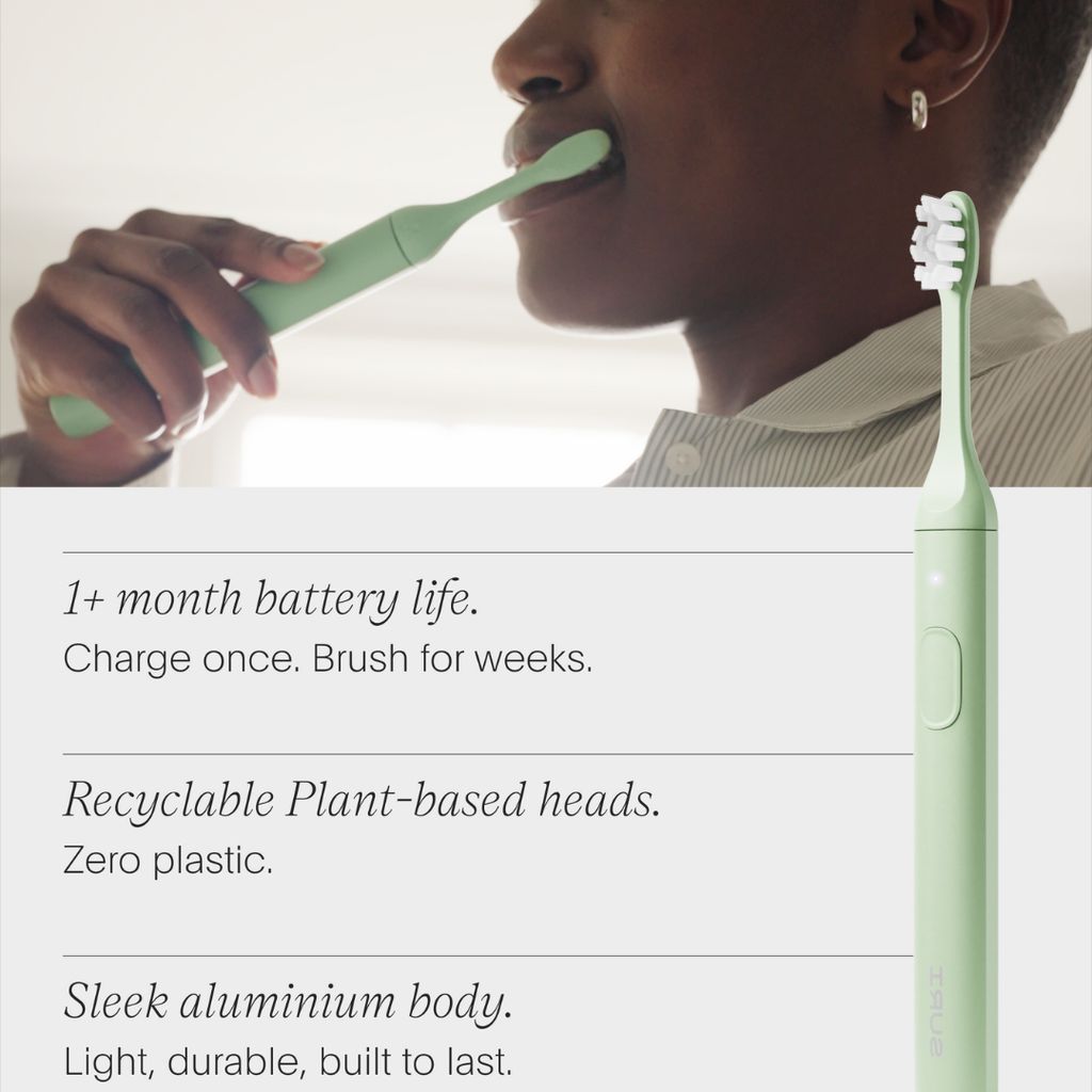 SURI 2.0 Sonic Electric Toothbrush with UV Cleaning Travel Case - Winter Fern - Image 7