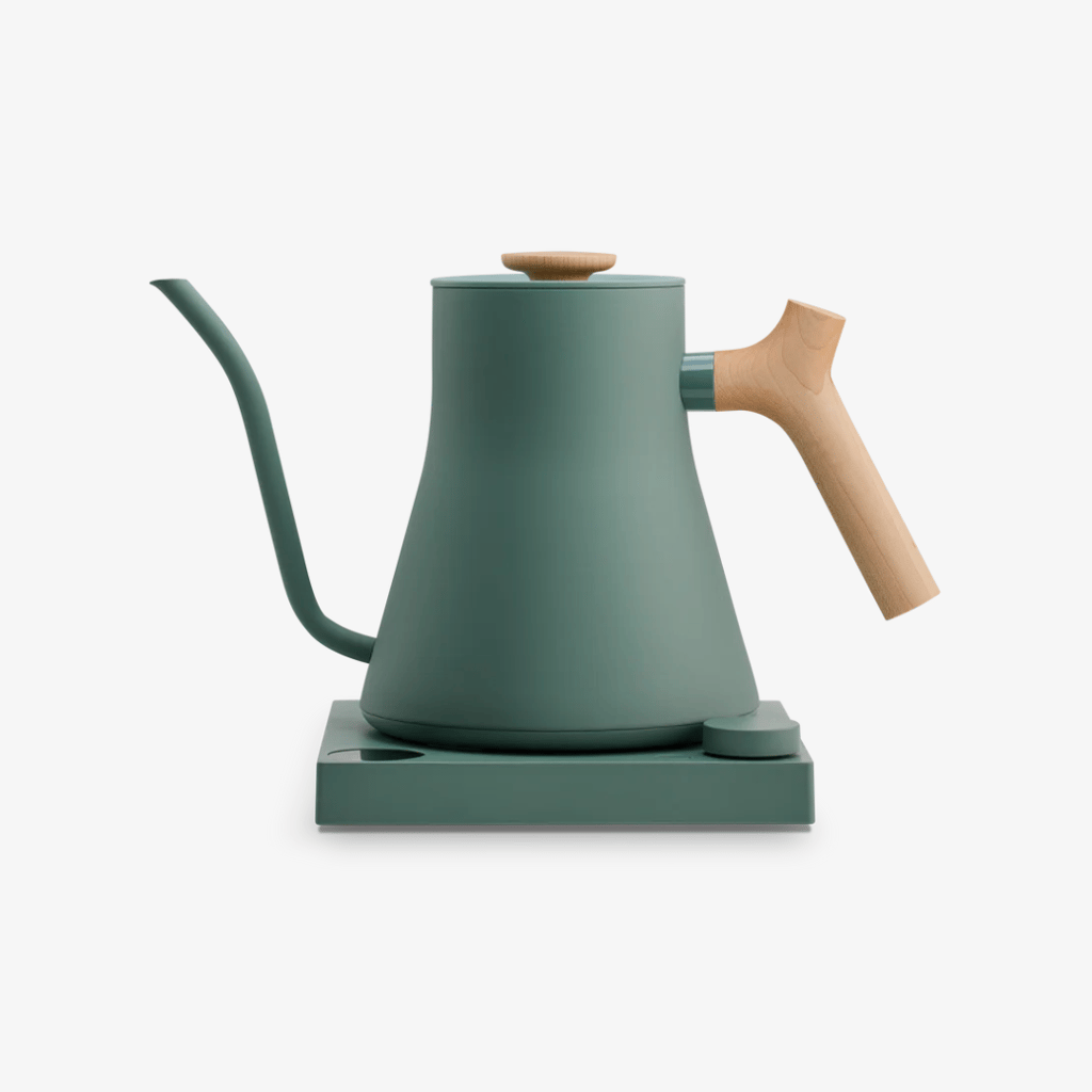 Stagg EKG Electric Kettle - Smoke Green + Maple - Image 1