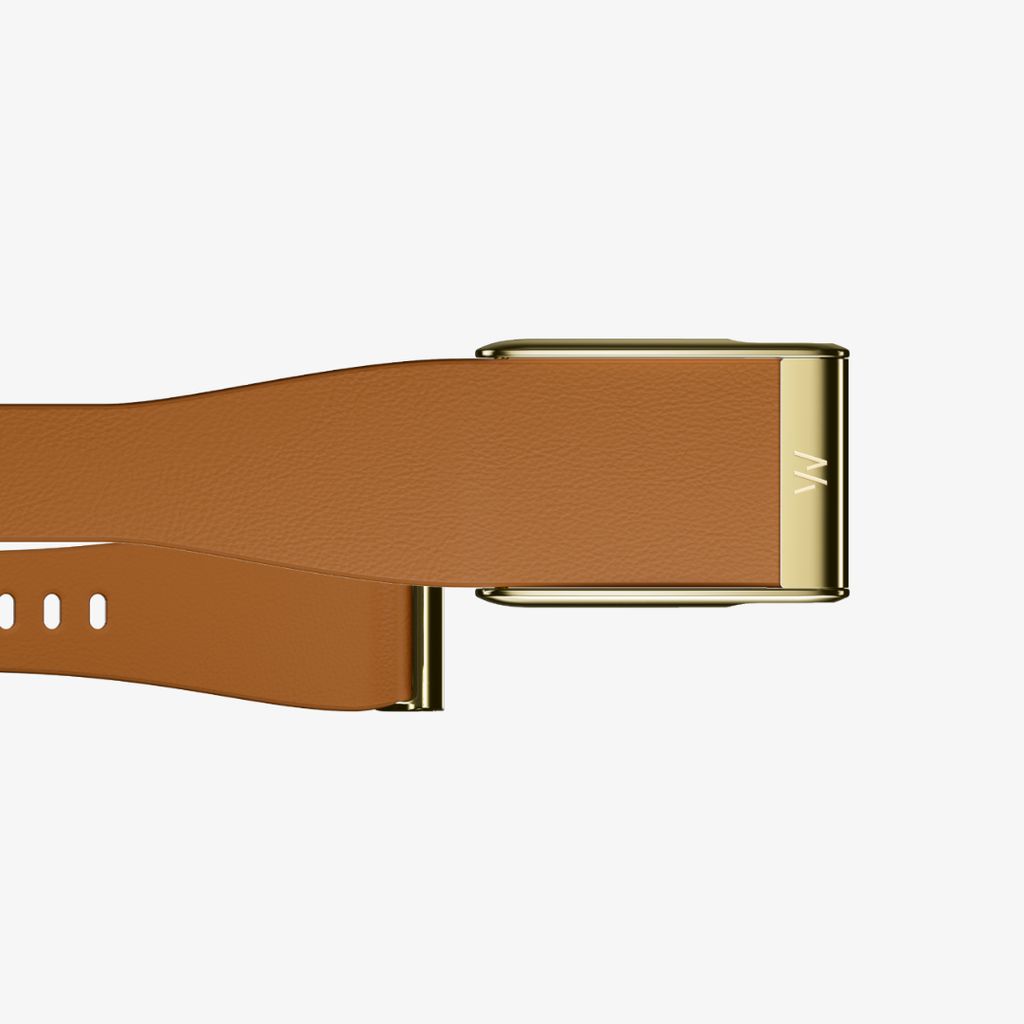 LeatherLuxe Tapered Band - MG - Camel with Gold - Image 4