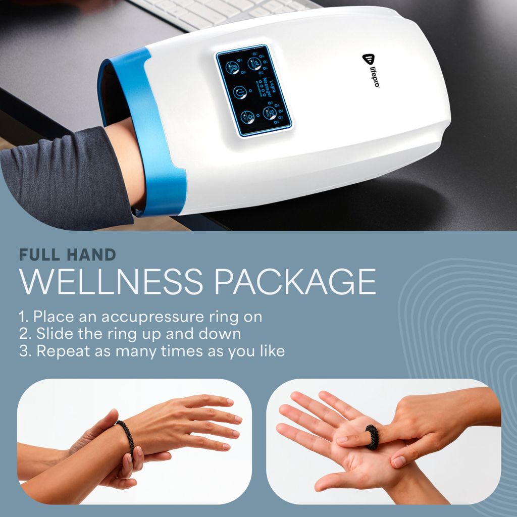 Legra Hand Massager - White - Image 6