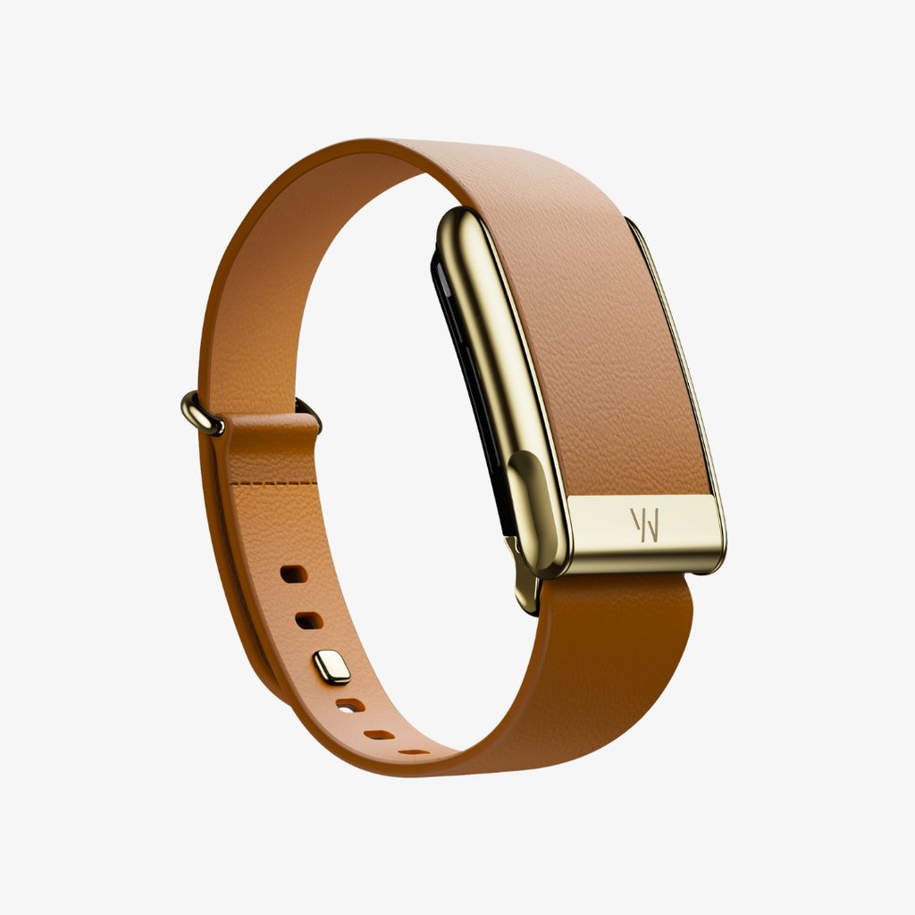 LeatherLuxe Tapered Band - MG - Camel with Gold - Image 2