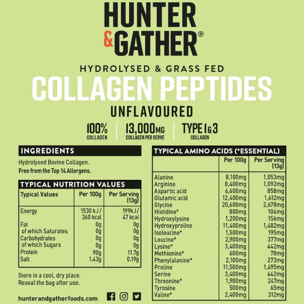 Bovine Collagen Peptides Protein Powder - Image 2