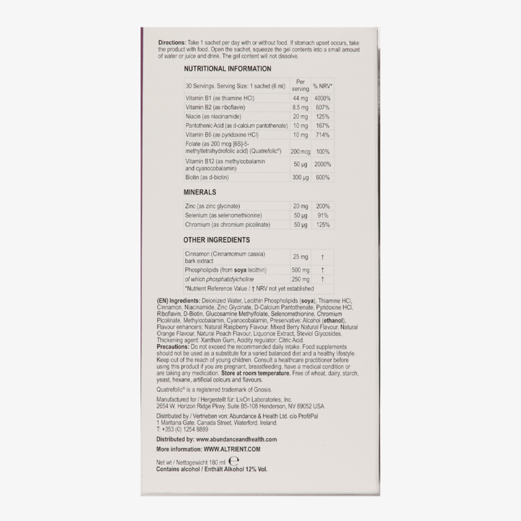 Liposomal Vitamin B and Trace Mineral Complex - Image 3