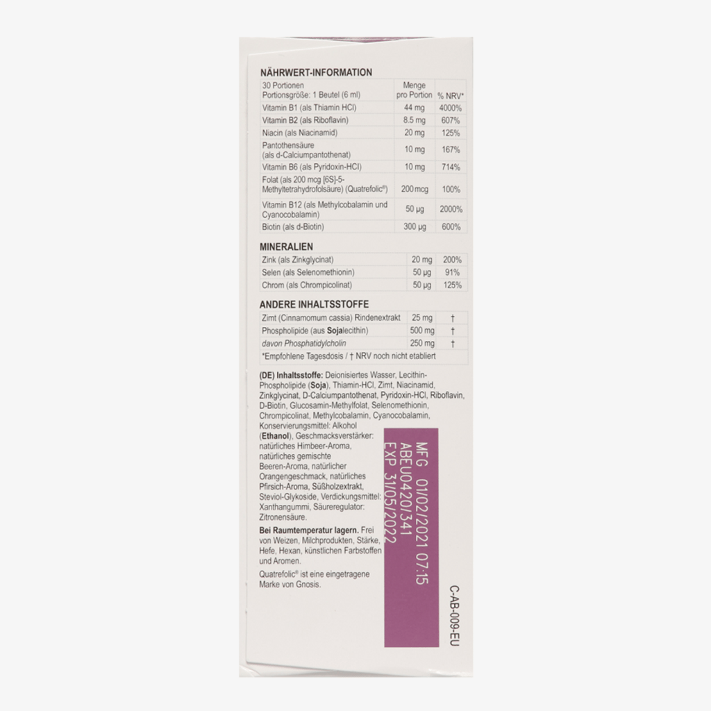 Liposomal Vitamin B and Trace Mineral Complex - Image 4