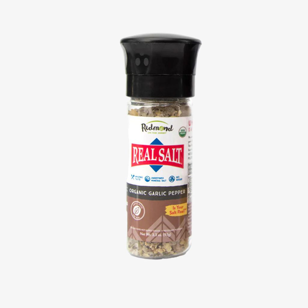 Organic Garlic Pepper Grinder - Image 1