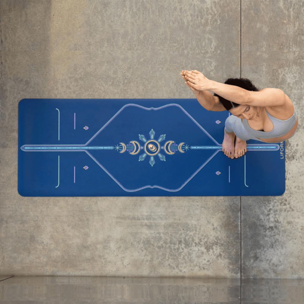 Cosmic Moon Travel Mat - Dusk Blue - Image 4