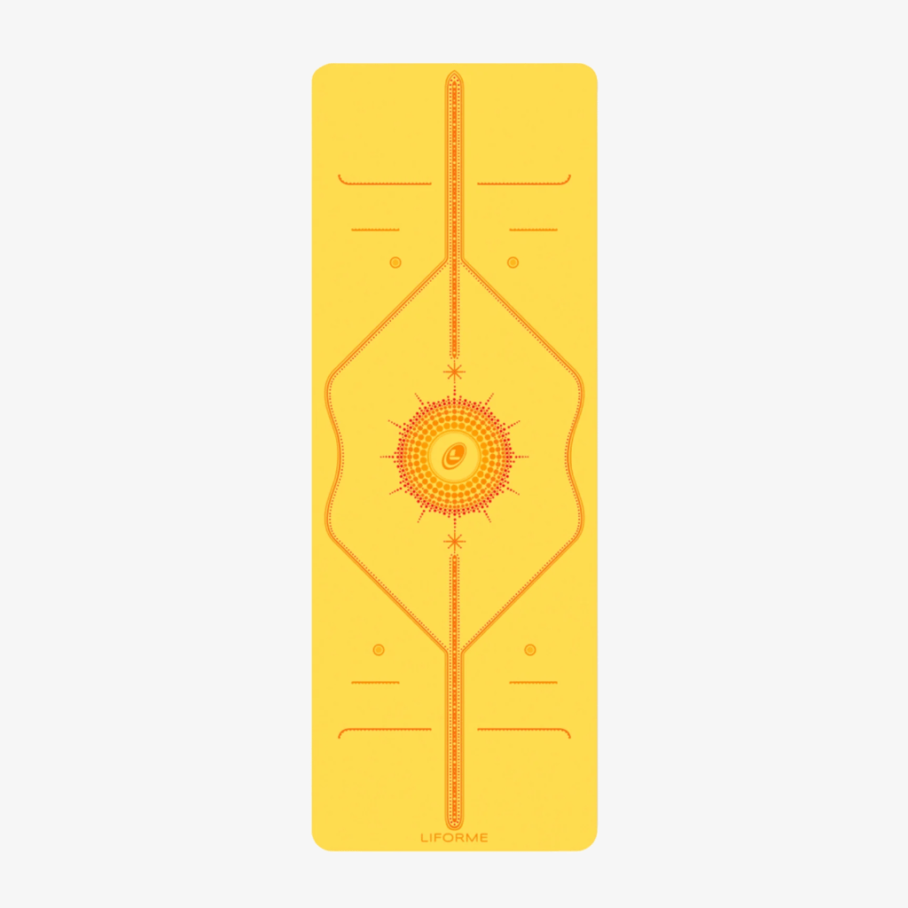 Radiant Sun Yoga Mat - Yellow - Image 3