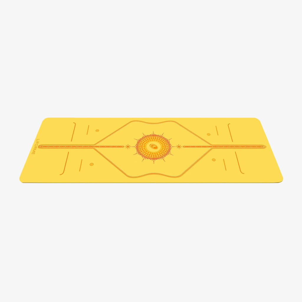 Radiant Sun Yoga Mat - Yellow - Image 2