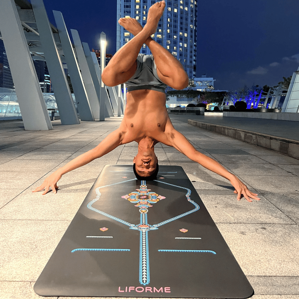 Mindful Garden Yoga Mat - Grey - Image 5