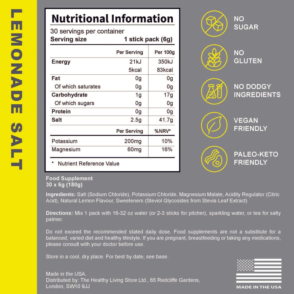 Recharge Electrolytes - Lemonade Salt - Image 2