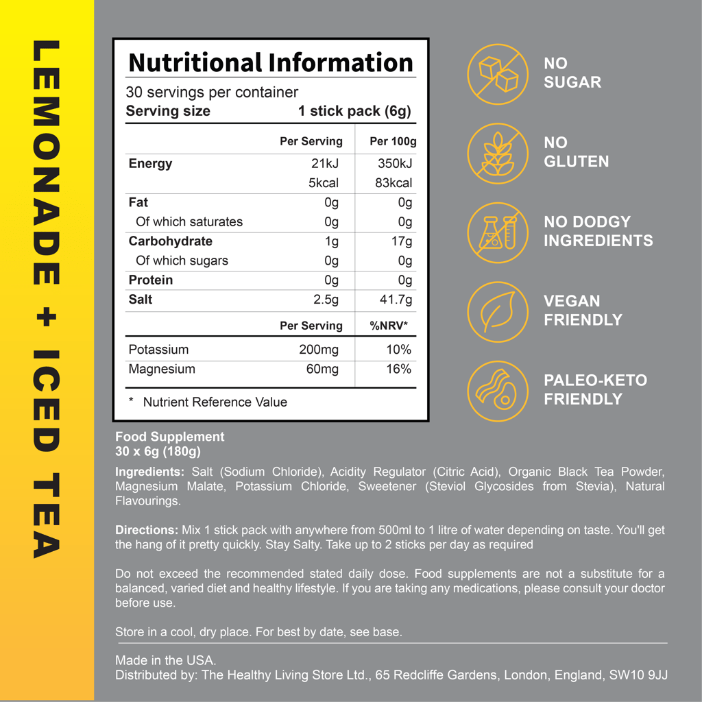 Recharge Electrolytes - Lemonade Iced Tea - Image 2
