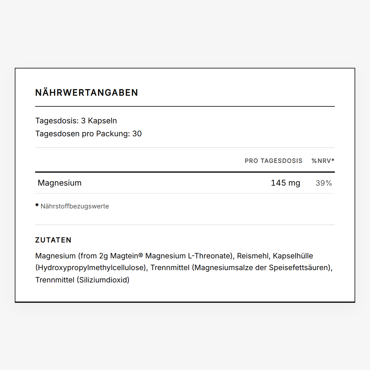 Magnesium-L-Threonat