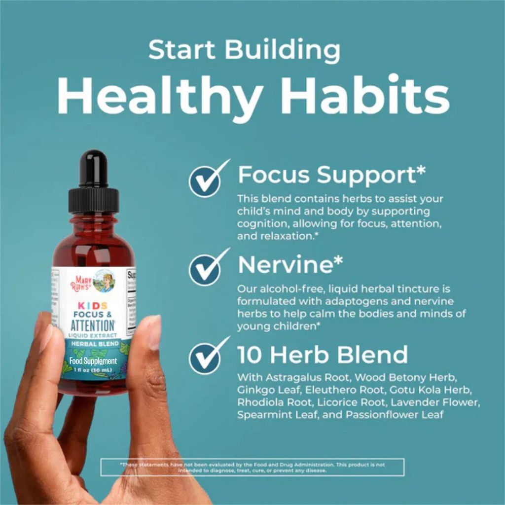 Kids Focus & Attention Liquid Drops - Image 3