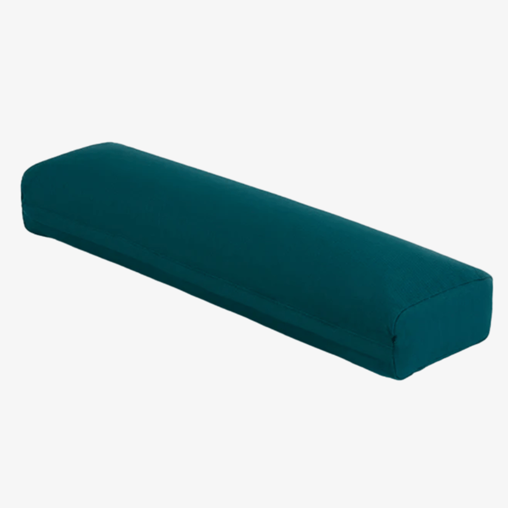 Pranayama Buckwheat EU Meditation Bolster - Teal - Image 1