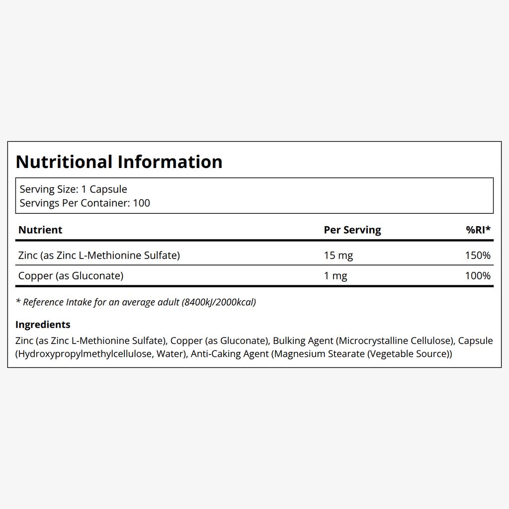 Zinc Balance - 15mg - Image 2