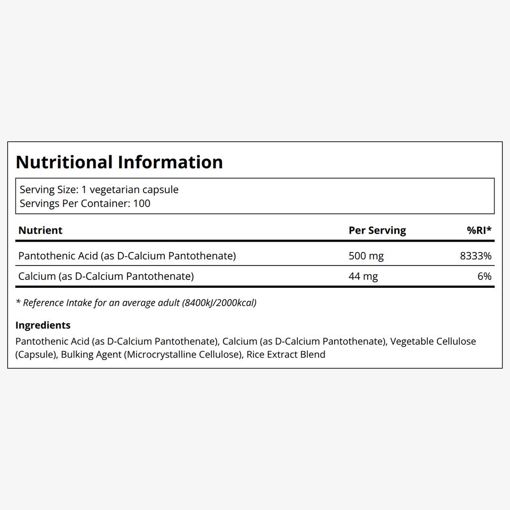 Pantothenic Acid - Image 2
