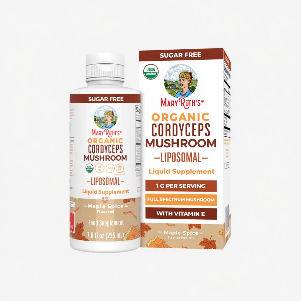 Organic Cordyceps Mushroom Liposomal - Maple Spice - Image 1