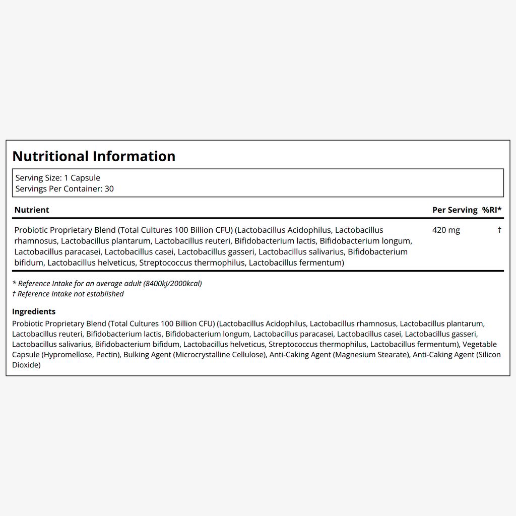 Probiotic Capsules 100 Billion - Image 2