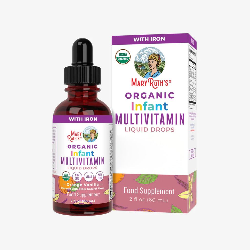 Infant Multivitamin with Iron Liquid Drops - - Orange Vanilla - Image 1