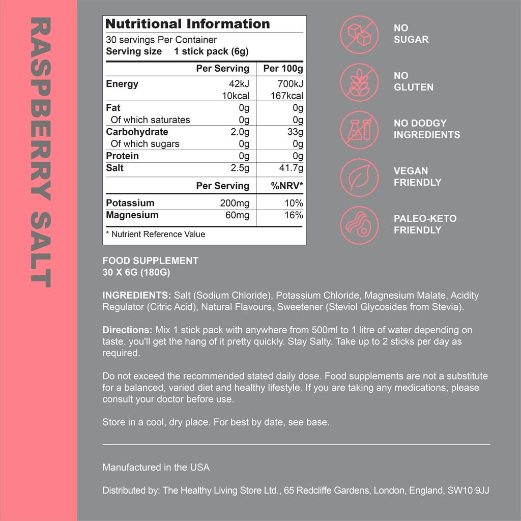 Recharge Electrolytes - Raspberry Salt - Image 2
