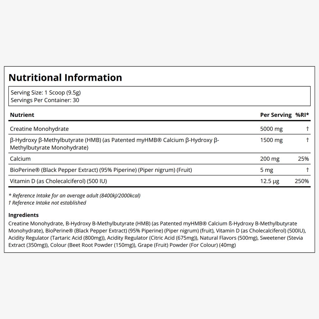 Creatine HMB - Black Cherry - Image 2