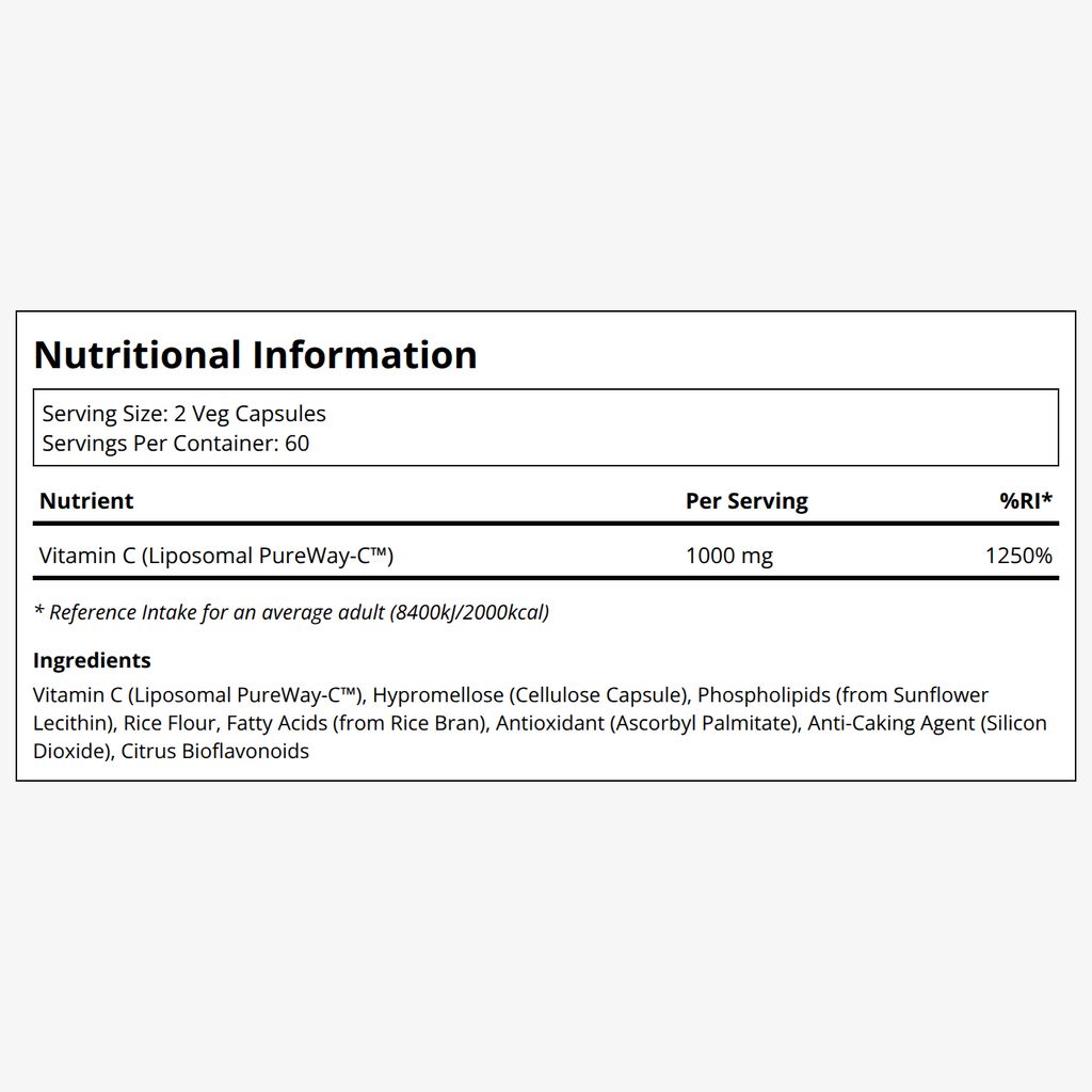 Liposomal Vitamin C 1,000 mg - Image 2