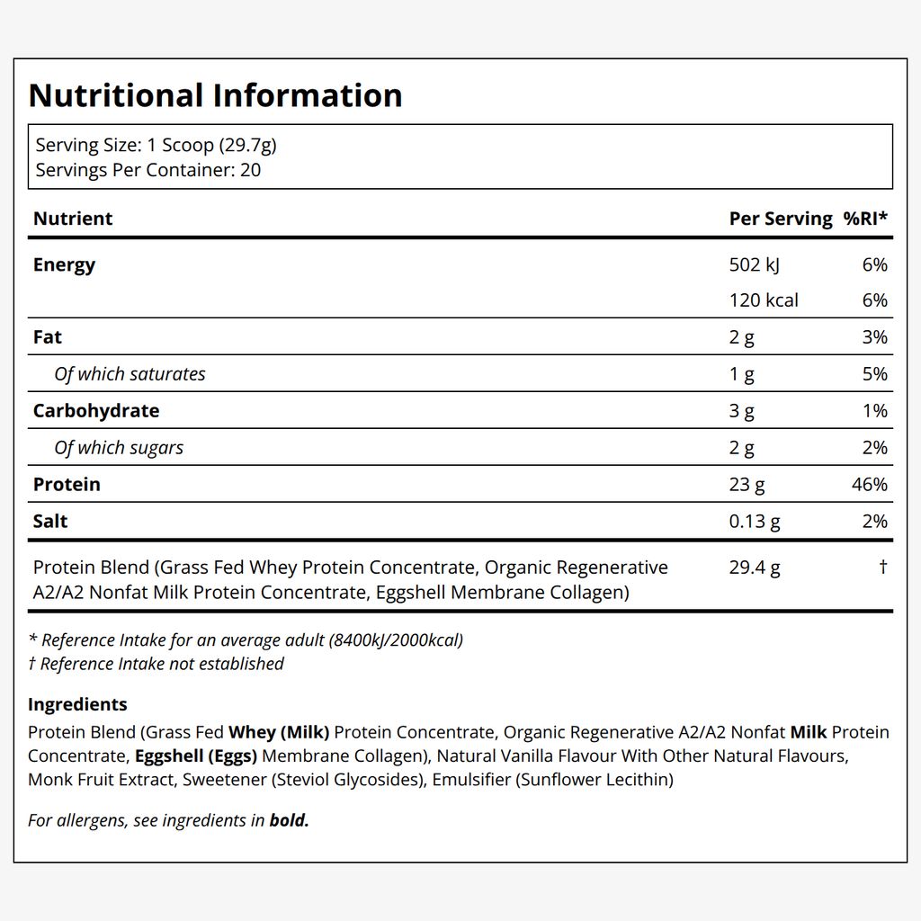 Whey Protein - Vanilla Bean - Image 2