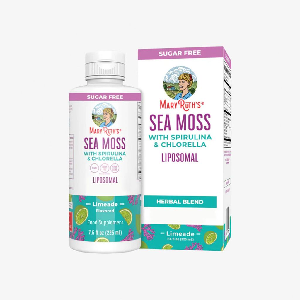 Sea Moss with Spirulina & Chlorella Liposomal - Limeade - Image 1