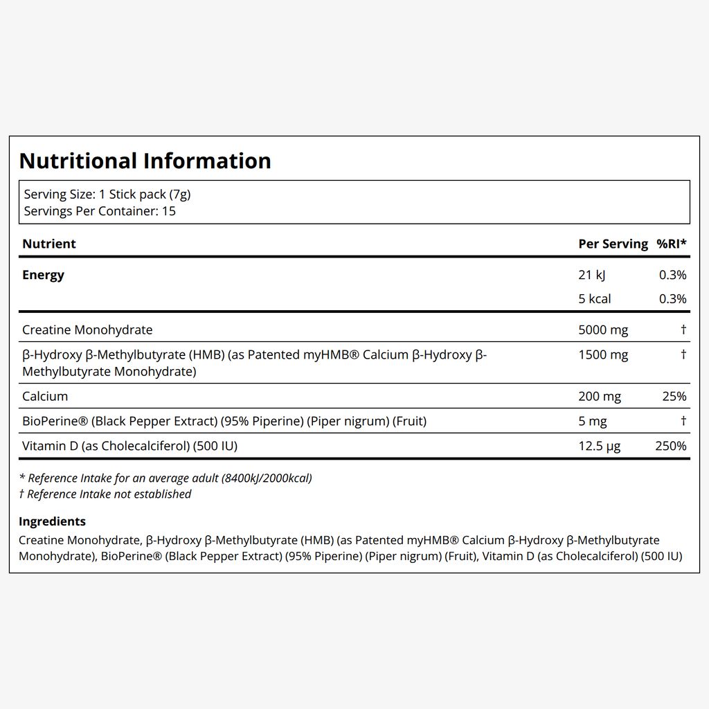 Creatine HMB - Stick Packs - Image 2