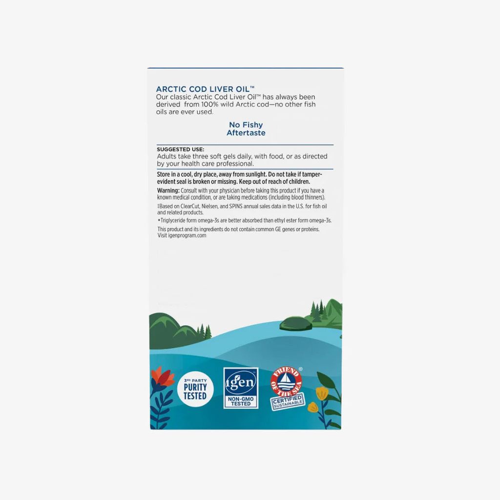 Arctic Cod Liver Oil - Soft Gels - Image 4