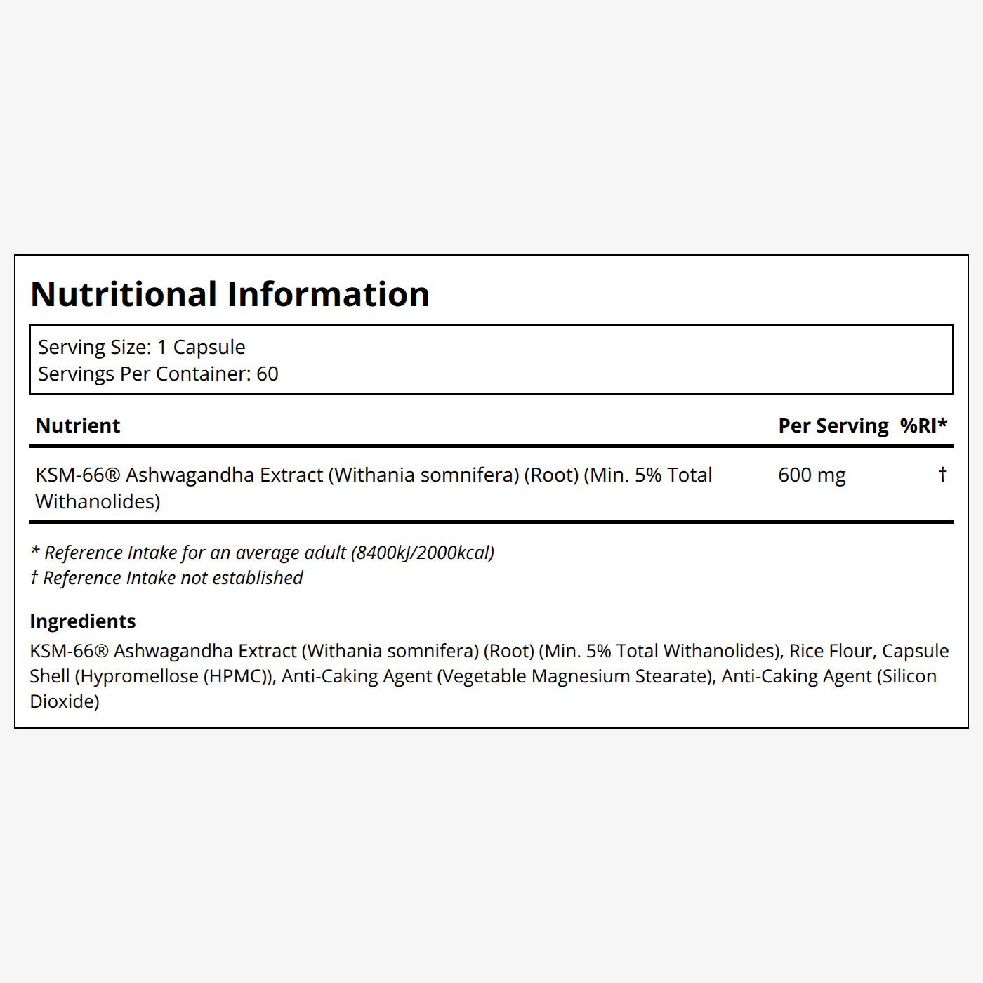 KSM-66 Ashwagandha 600 mg - Image 3