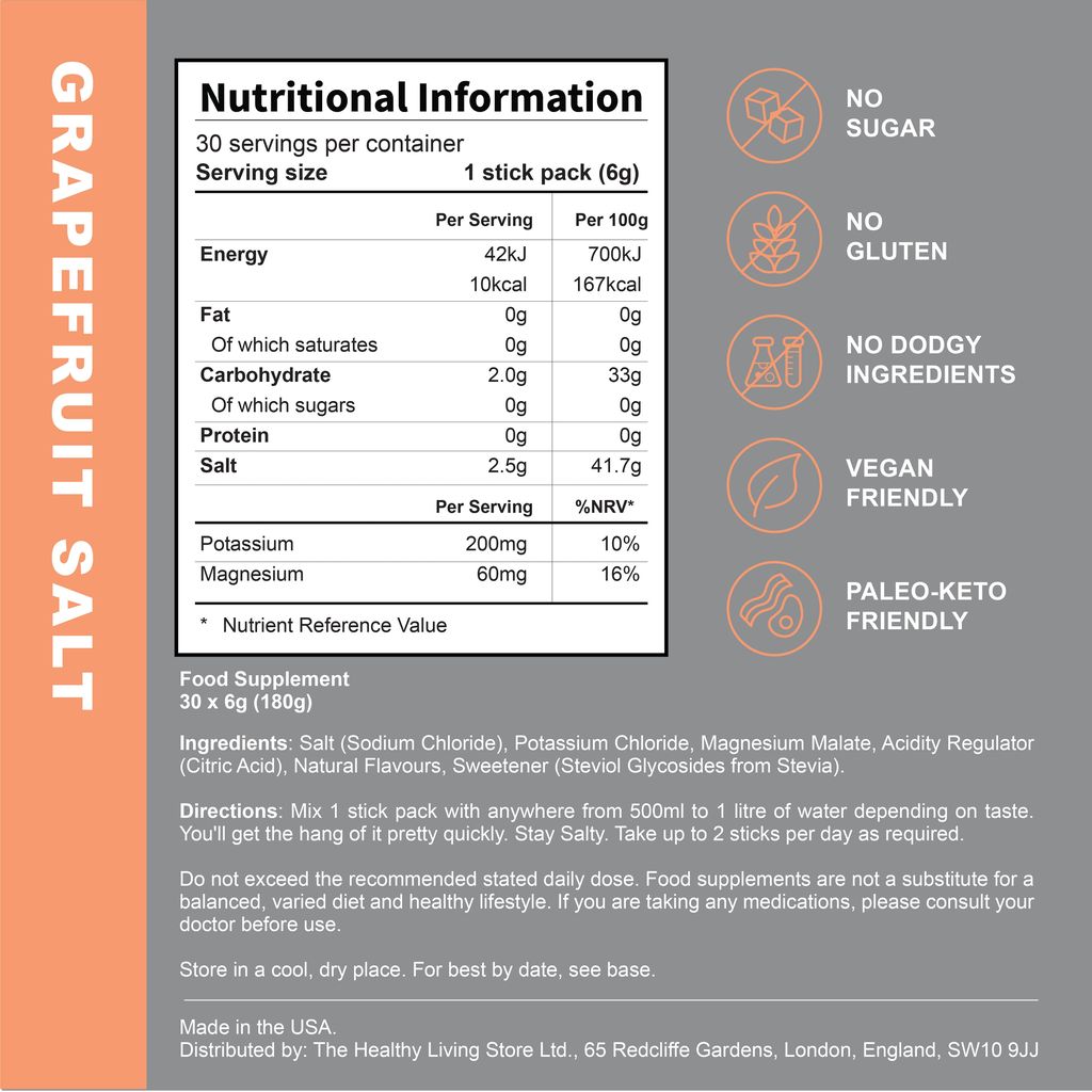 Recharge Electrolytes - Grapefruit Salt - Image 2